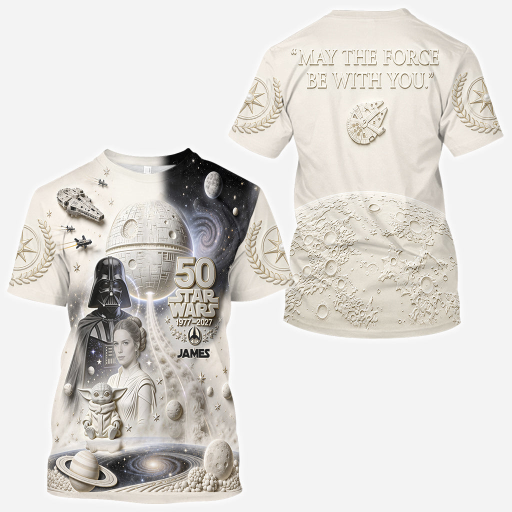 Dark Side 50th Anniversary - Personalized The Force All Over Shirt