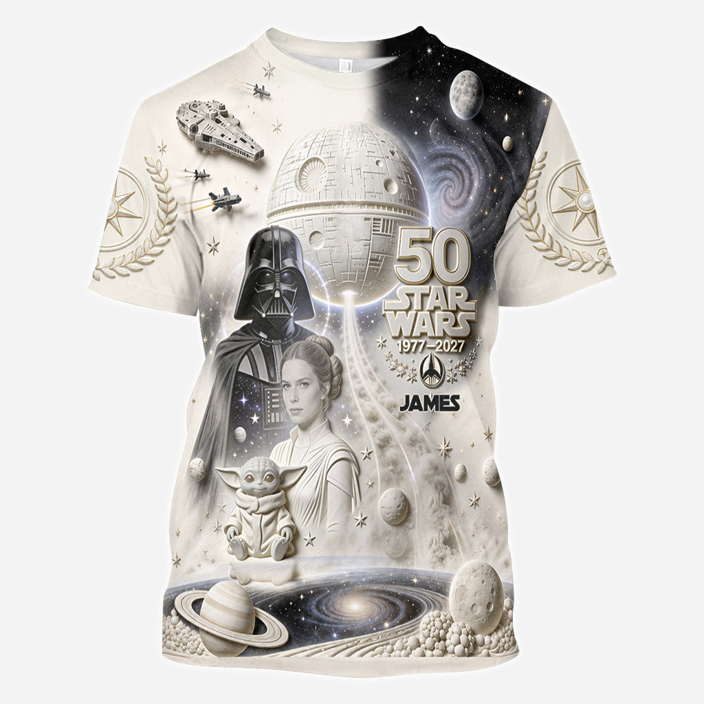 Dark Side 50th Anniversary - Personalized The Force All Over Shirt