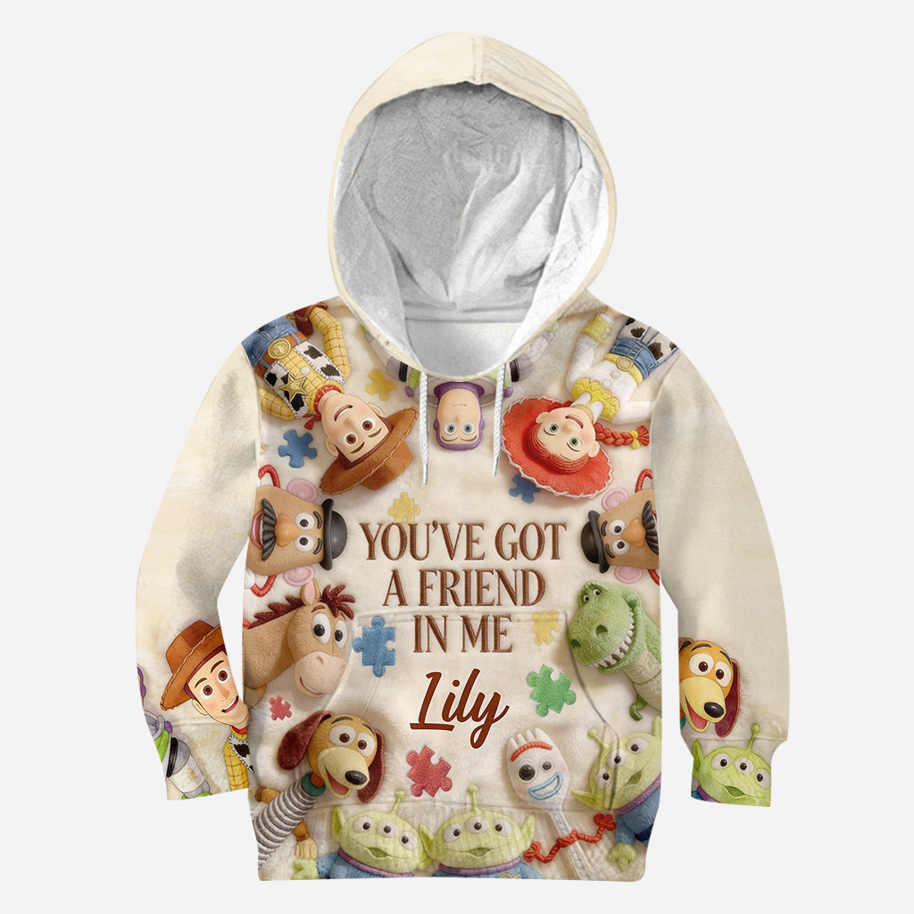 You've Got A Friend In Me - Personalized Autism Awareness Hoodie and Leggings
