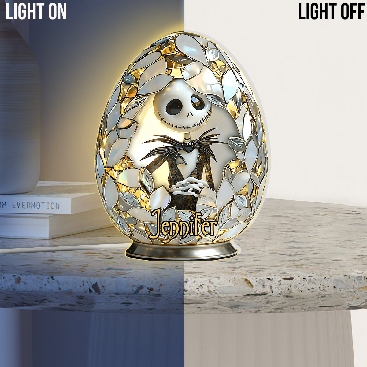 Blessing Home - Personalized Nightmare Acrylic LED Night Light
