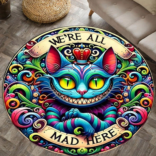 We Are All Mad Here - Mouse Round Rug
