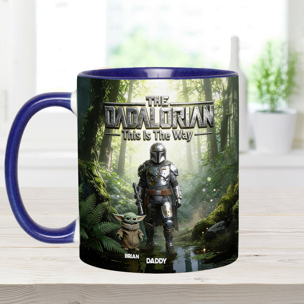 This Is The Way - Personalized The Force Accent Mug & Coaster