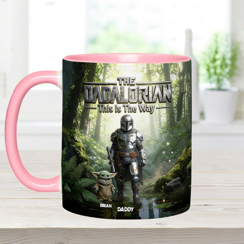 This Is The Way - Personalized The Force Accent Mug & Coaster