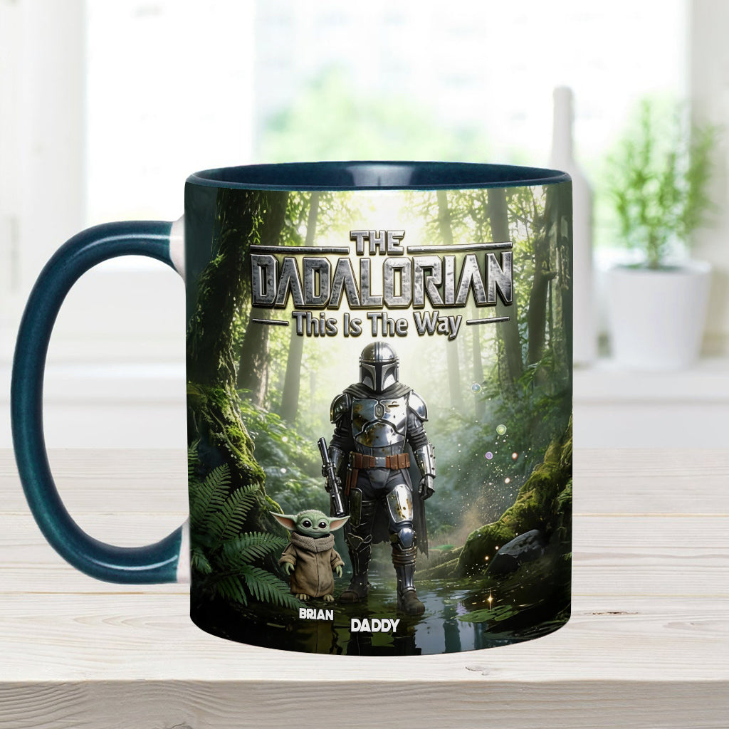 This Is The Way - Personalized The Force Accent Mug & Coaster
