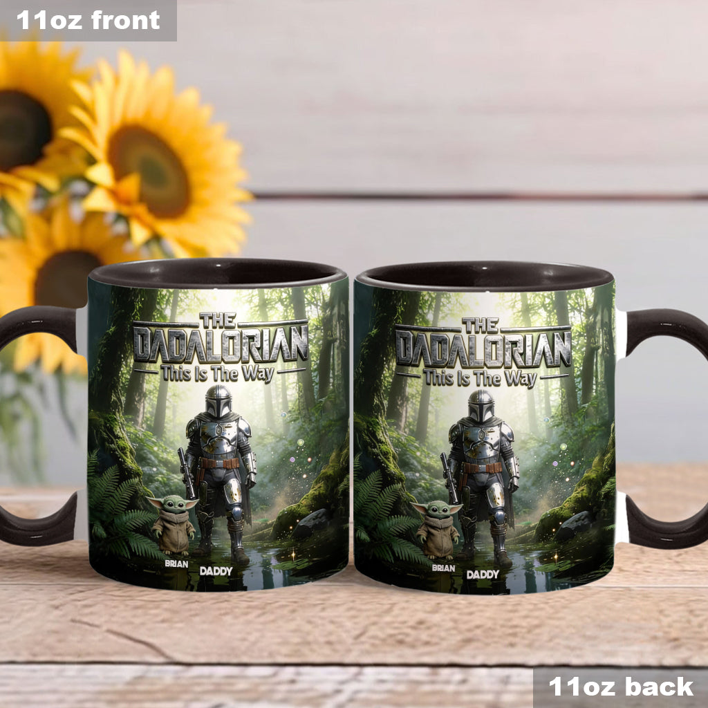 This Is The Way - Personalized The Force Accent Mug & Coaster