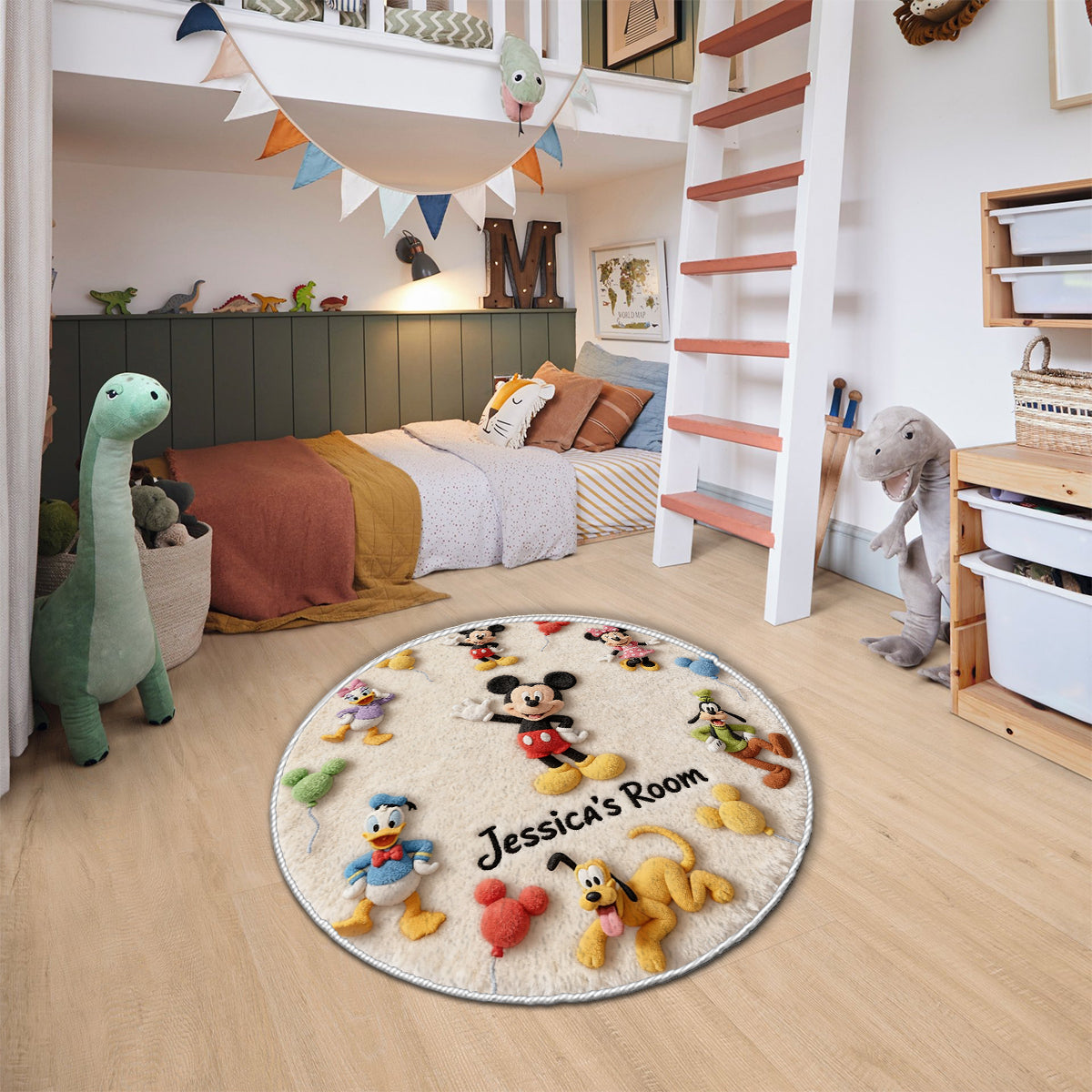 Friends - Personalized Mouse Non-Slip Tufted Rug