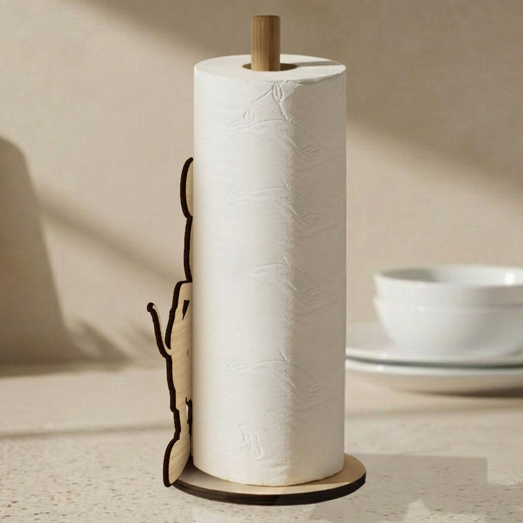 Remember To Wipe - Personalized Mouse Paper Towel Stand