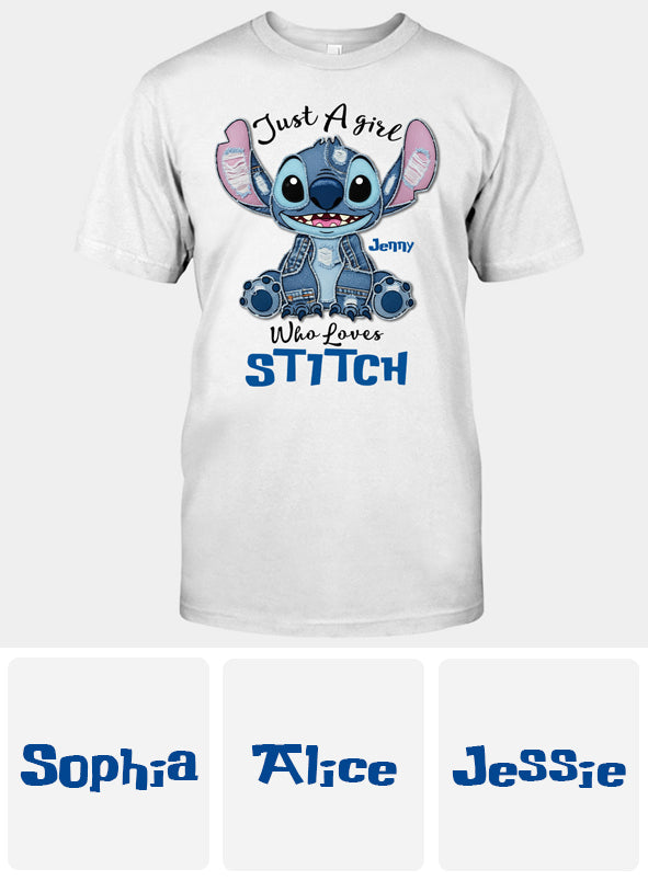 Just A Girl Who Loves Ohana - Personalized Ohana T-shirt And Hoodie