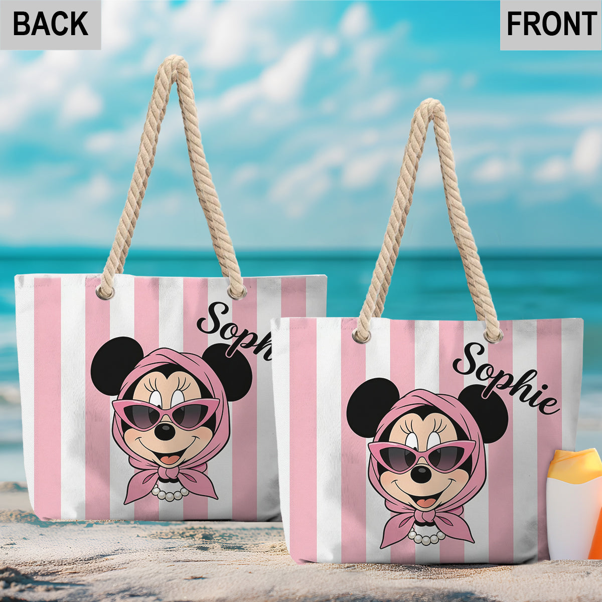 Magical Summer Time - Personalized Mouse Beach Bag