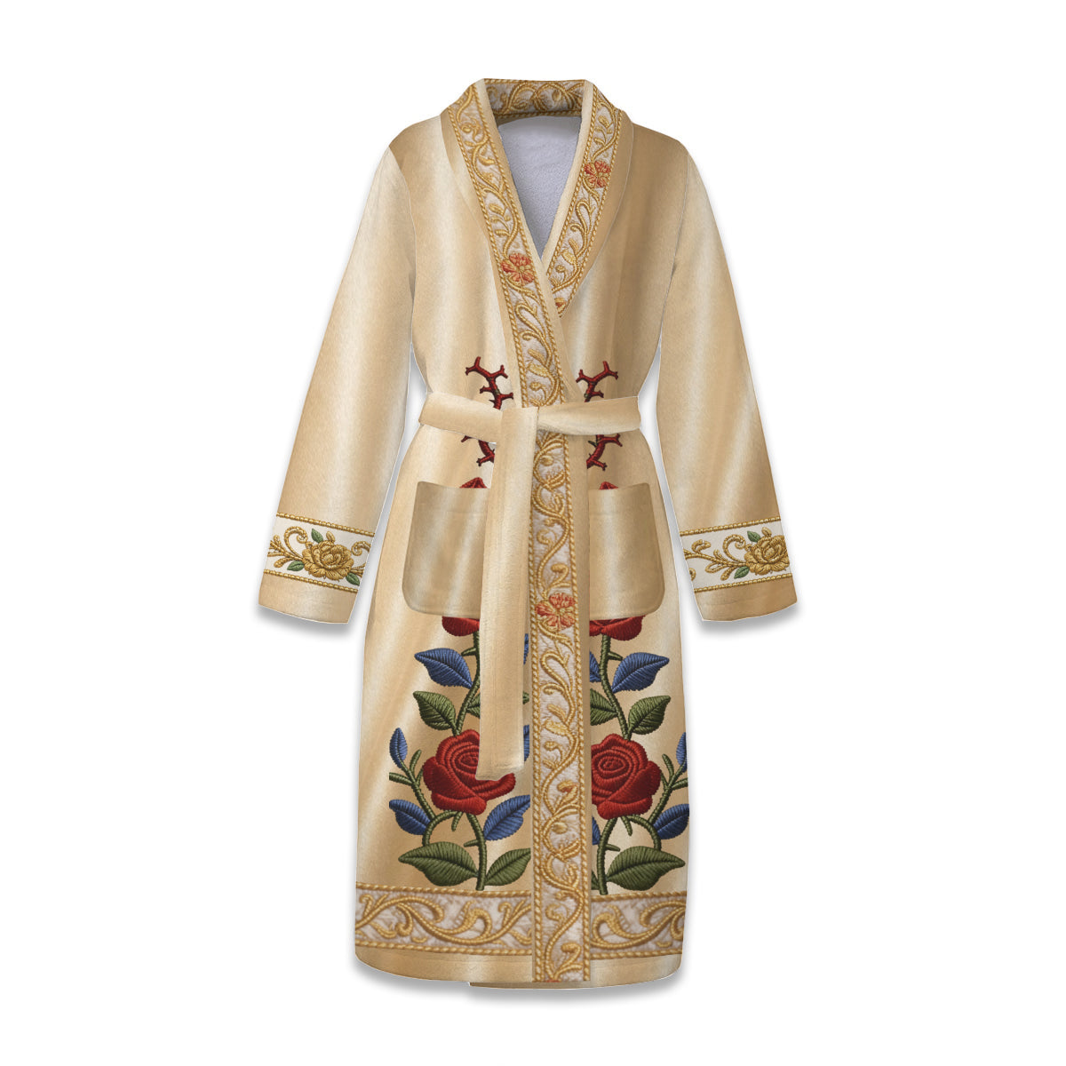Tale As Old As Time - Personalized Beauty And The Beast Pajama Kimono Robe