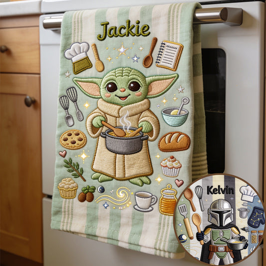 May the Fork Be With You - Personalized The Force Towel