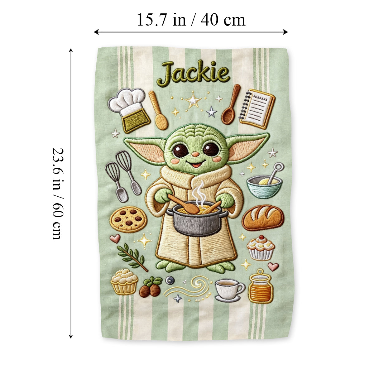 May the Fork Be With You - Personalized The Force Towel