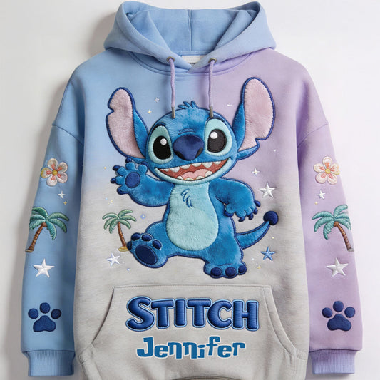 Blue Ohana - Personalized Ohana Hoodie and Leggings