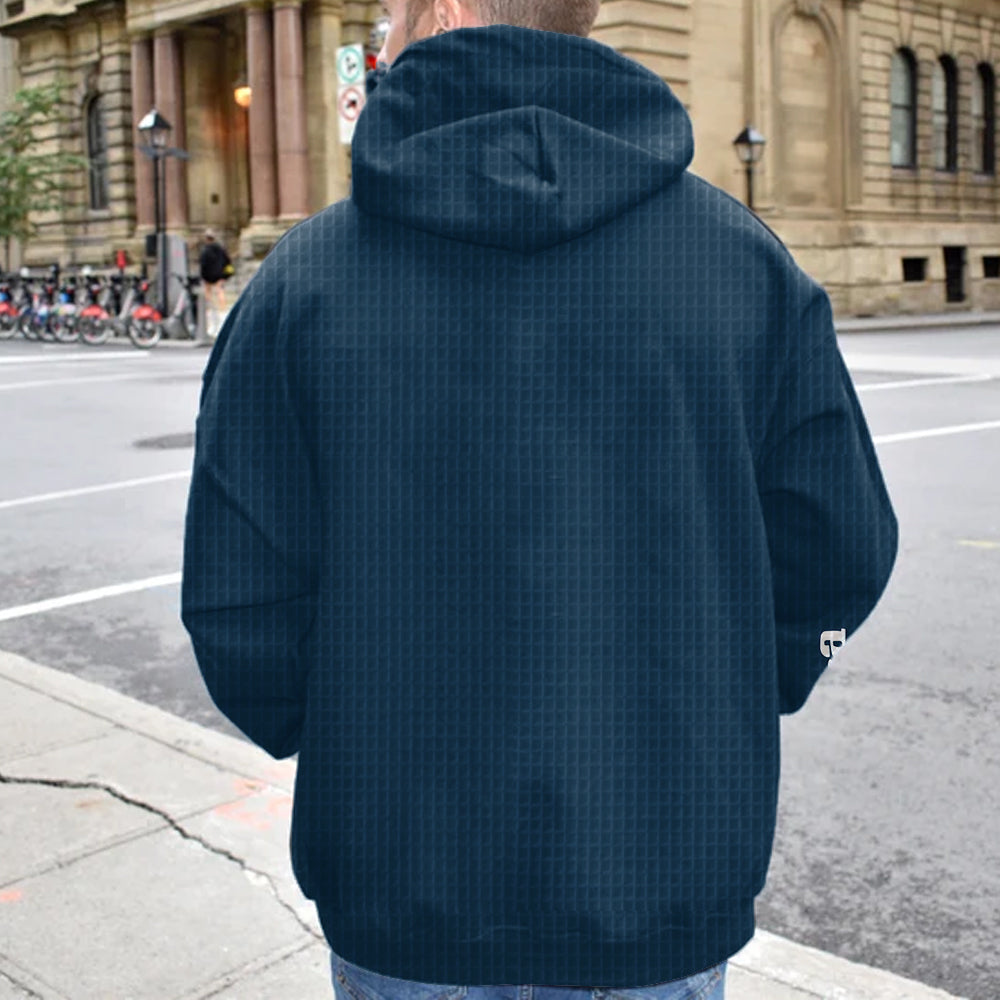 Ohana Means Family - Personalized Ohana Waffle Hoodie