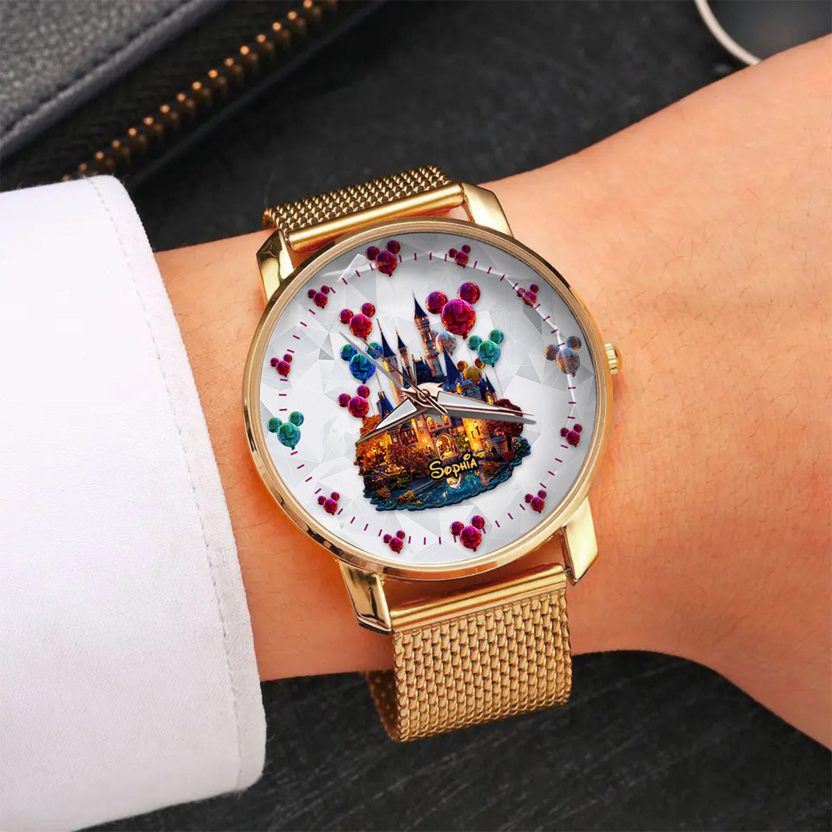 Magical Night - Personalized Mouse Women Hand Watch