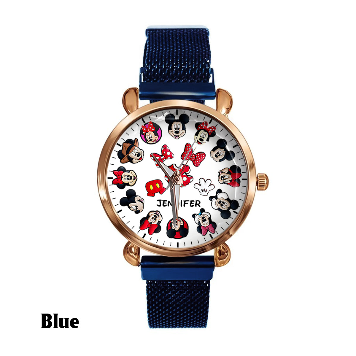 Mouse Happy Time - Personalized Mouse Women Hand Watch
