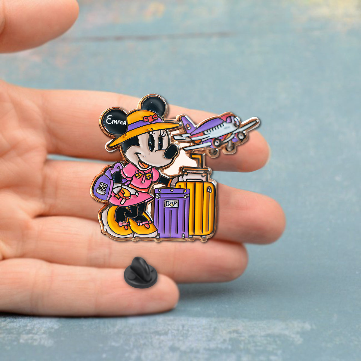 Time To Travel - Personalized Mouse Pin