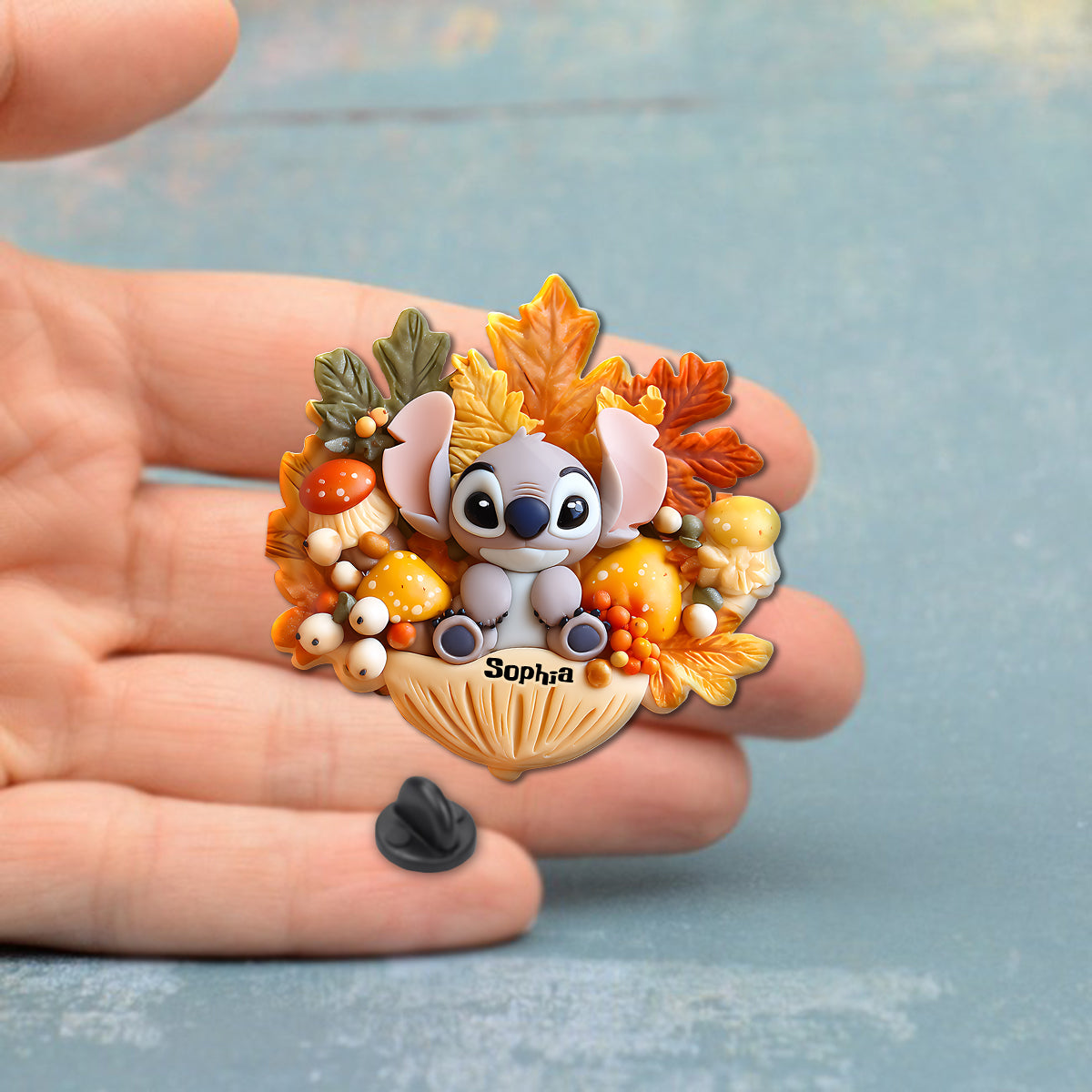 It's The Most Wonderful Time Of The Year - Personalized Ohana Pin