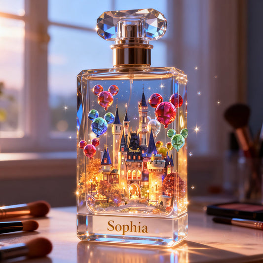 Magical Castle - Personalized Dream Trip Refillable Perfume Bottle