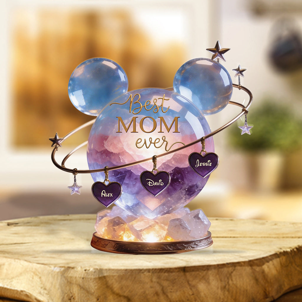 Best Nana Ever - Personalized Mouse Custom Shaped Acrylic Plaque