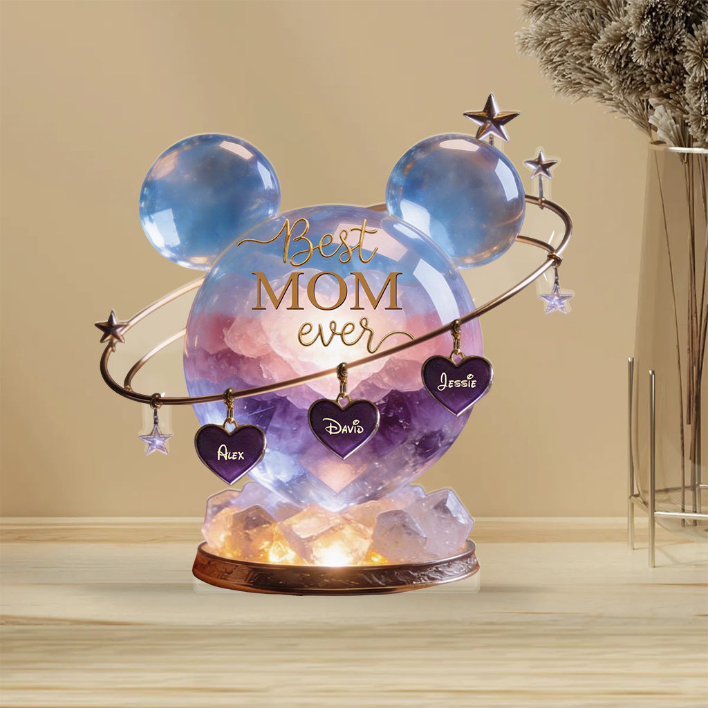 Best Nana Ever - Personalized Mouse Custom Shaped Acrylic Plaque
