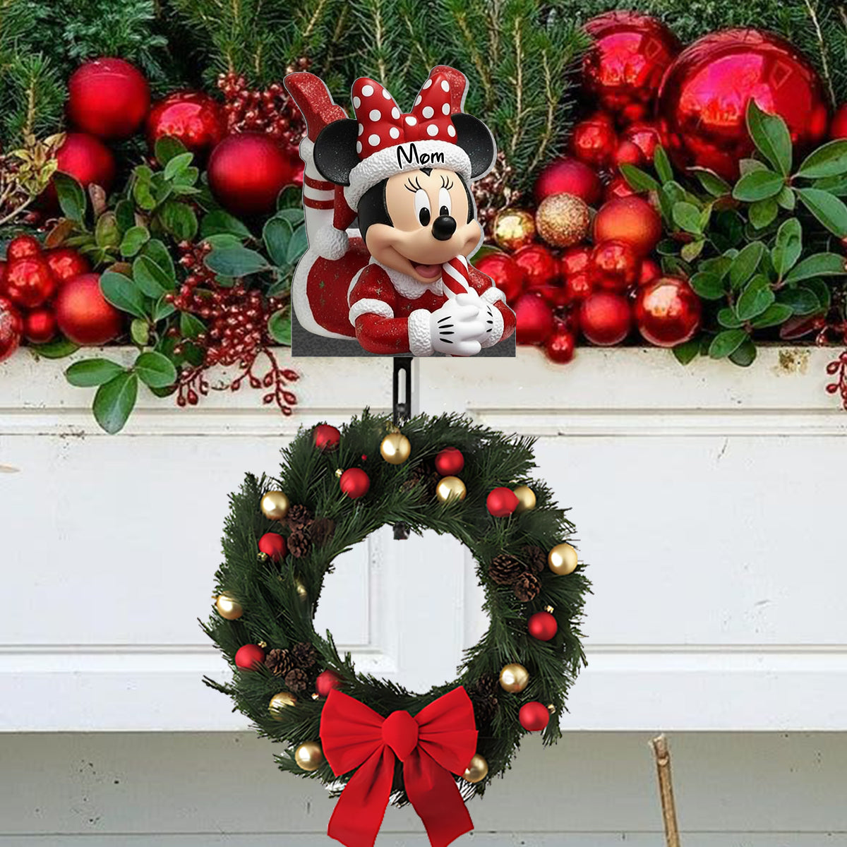 Magical Christmas - Personalized Mouse Shaped Stocking Hanger