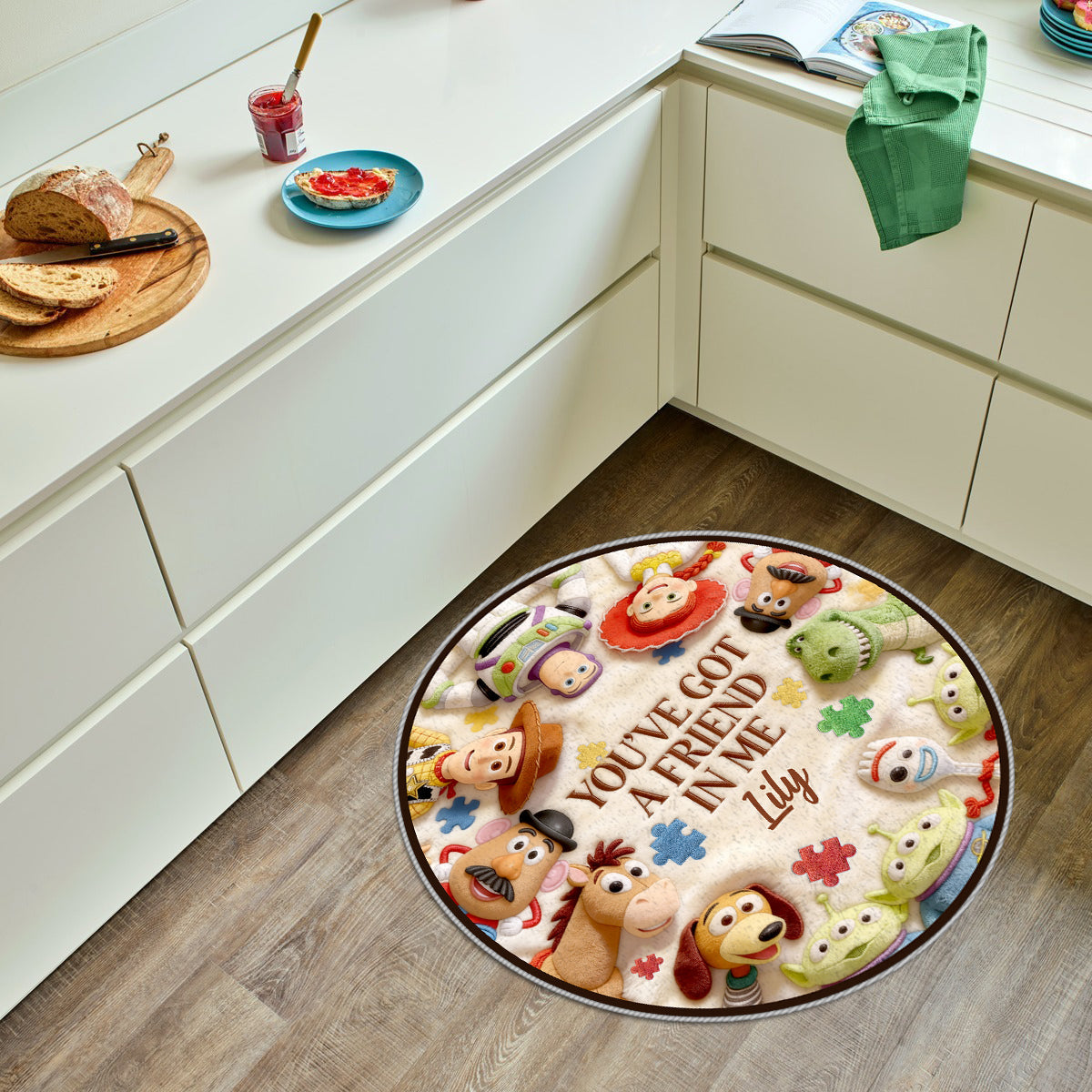 You've Got A Friend In Me - Personalized Autism Awareness Non-Slip Tufted Rug