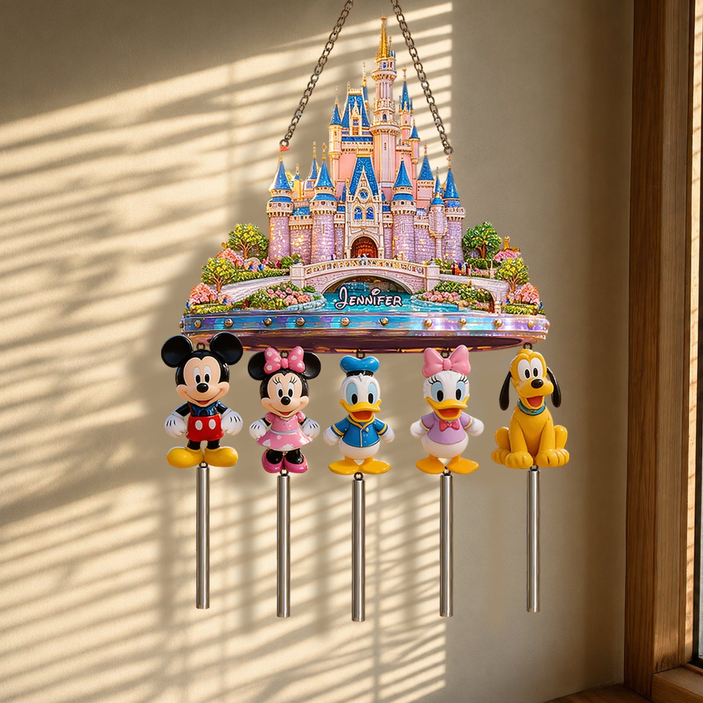 Magical Land - Personalized Dream Trip Wind Chime With Charm