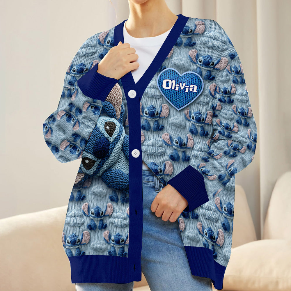 Ohana Means Family - Personalized Ohana Cardigan Sweater