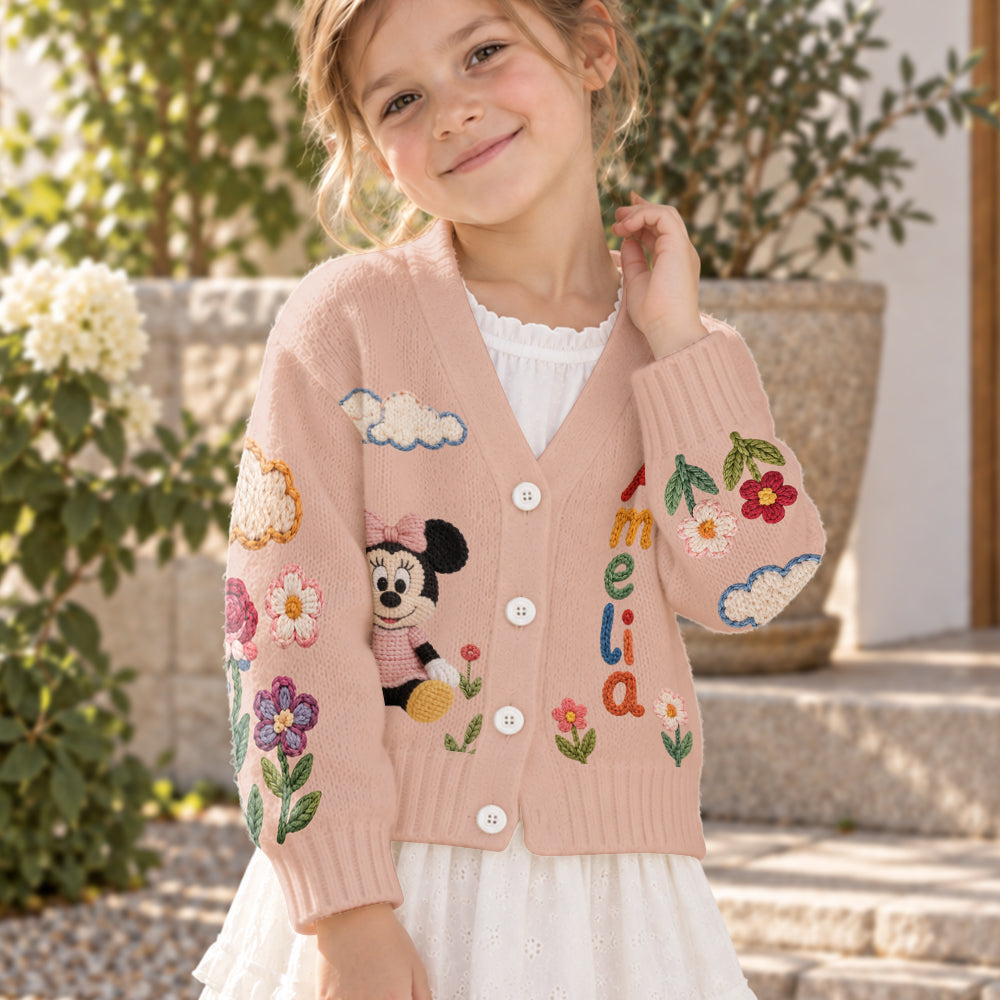 Magical Day - Personalized Mouse Cardigan Sweater