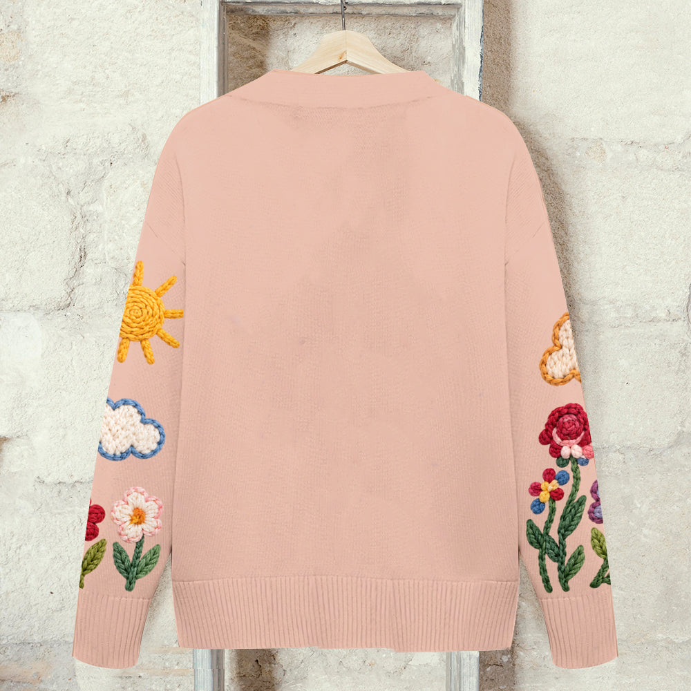 Magical Day - Personalized Mouse Cardigan Sweater