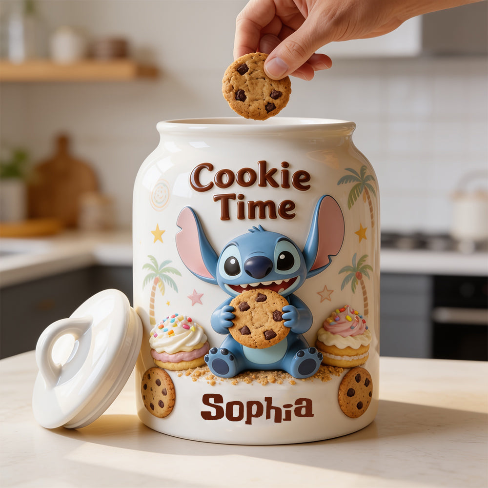 Cookie Time - Personalized Ohana Cookie Jar