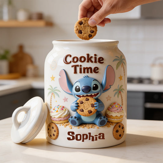 Cookie Time - Personalized Ohana Cookie Jar