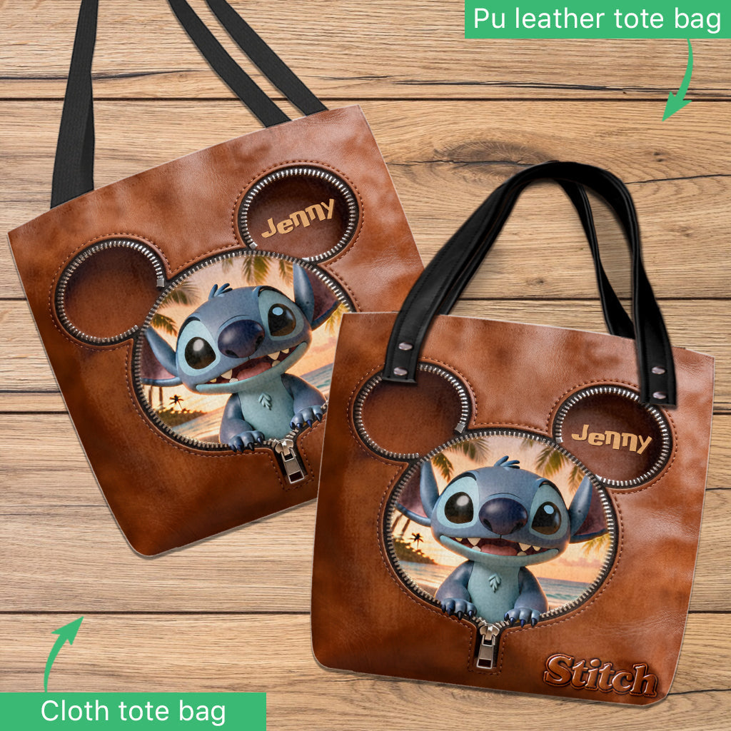 Ohana Means Family - Personalized Ohana Tote Bag