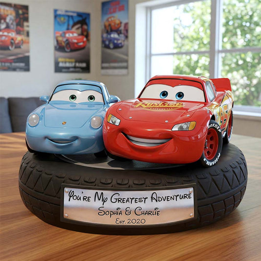 You're My Greatest Adventure - Personalized Couple Custom Shaped Acrylic Plaque