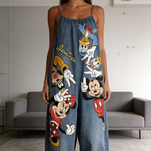 Magical Friends - Personalized Mouse Loose-Fit Overalls/ Rompers
