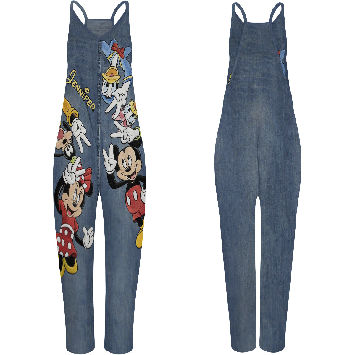 Magical Friends - Personalized Mouse Loose-Fit Overalls/ Rompers