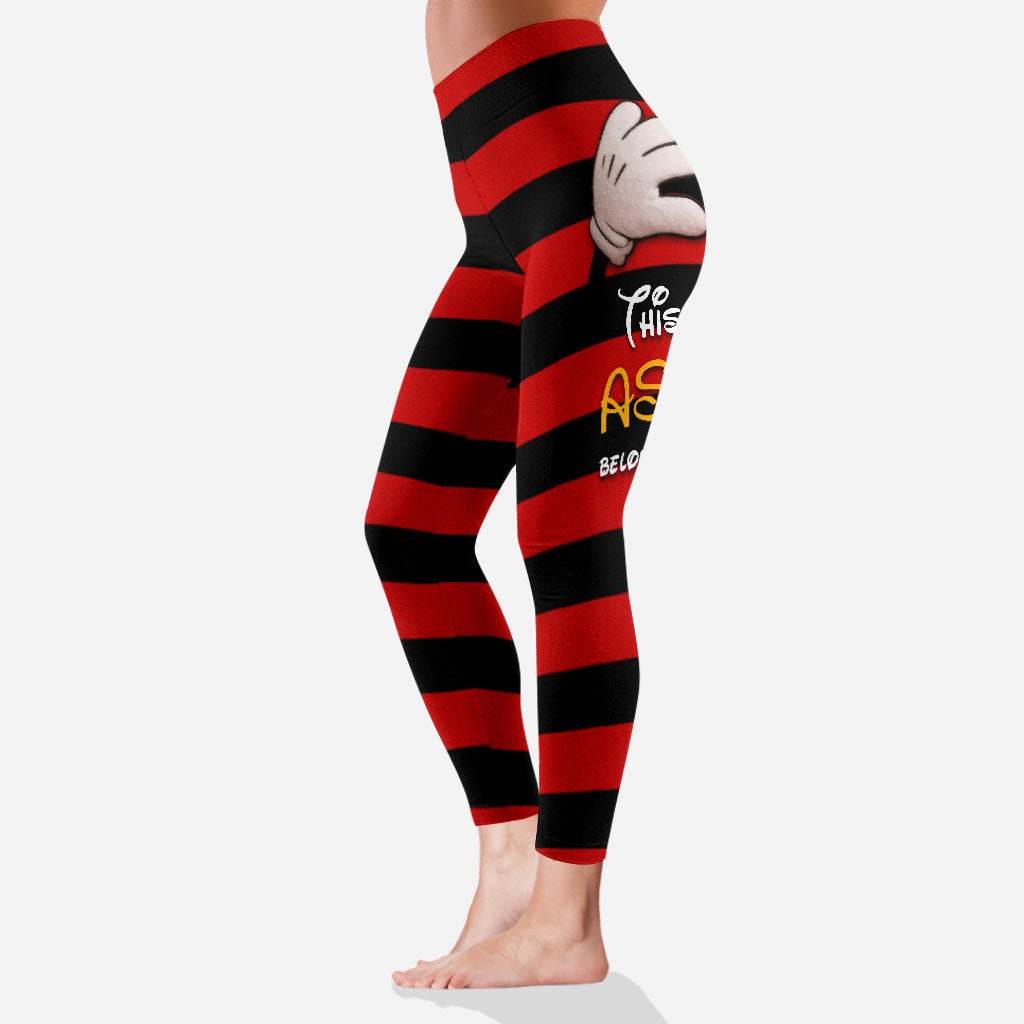 This Ass Belongs To - Personalized Mouse Leggings