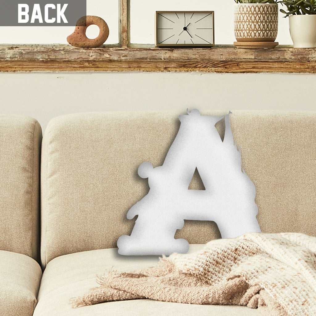 Magical Letter - Personalized Mouse Shaped Pillow