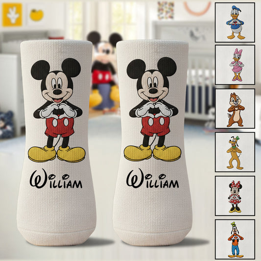 Magical Friends - Personalized Mouse Socks