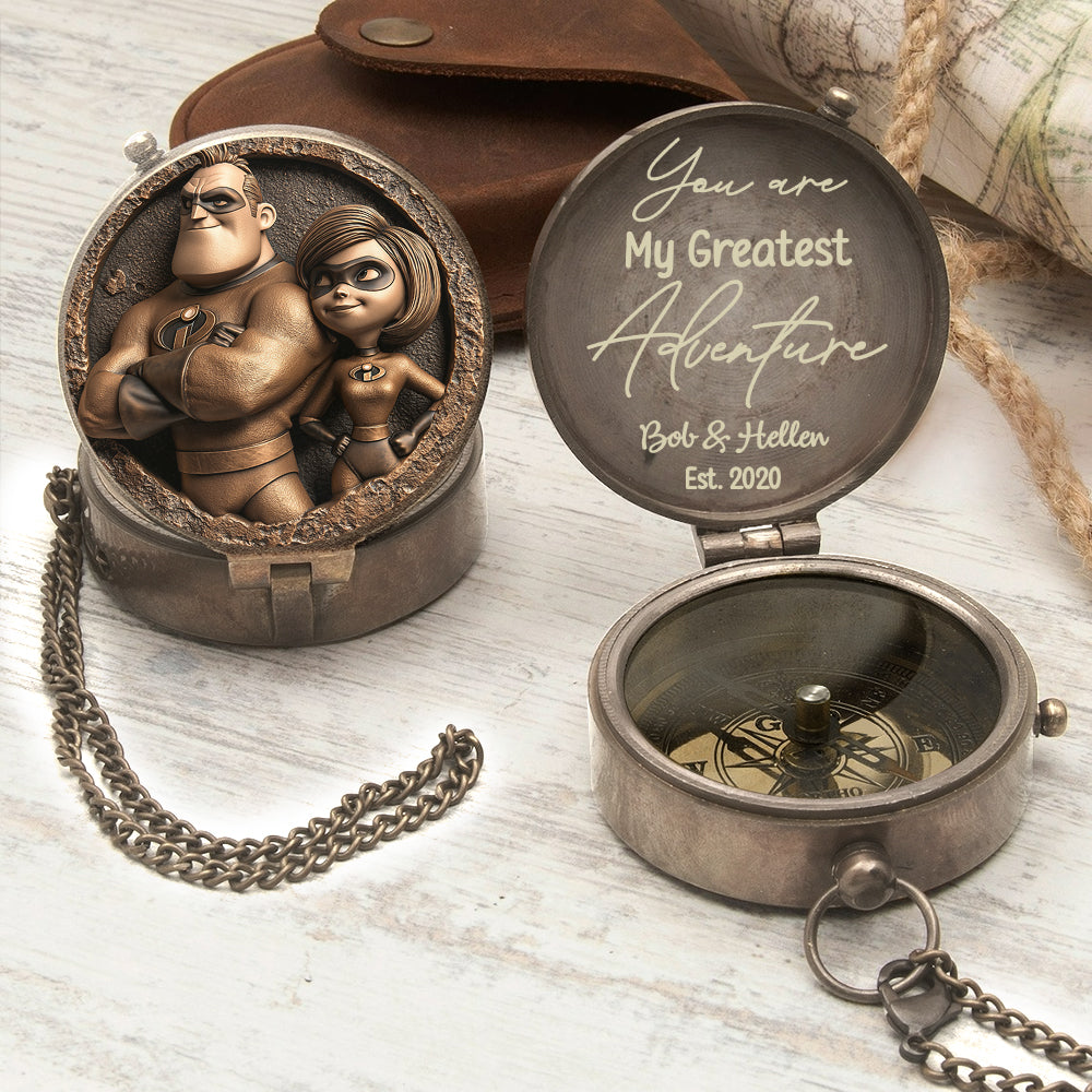 You Are My Greatest Adventure - Personalized Incredible Family Compass
