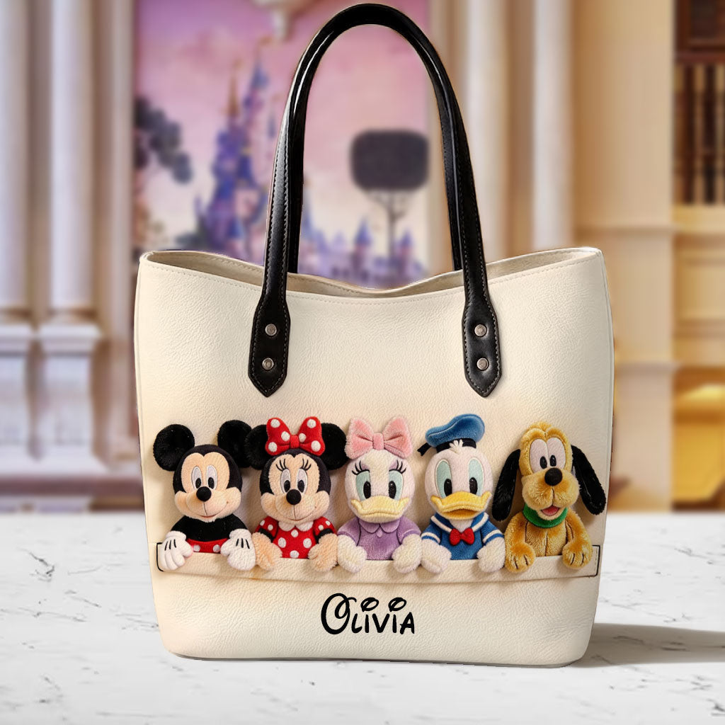 Friends - Personalized Mouse Leather Bag