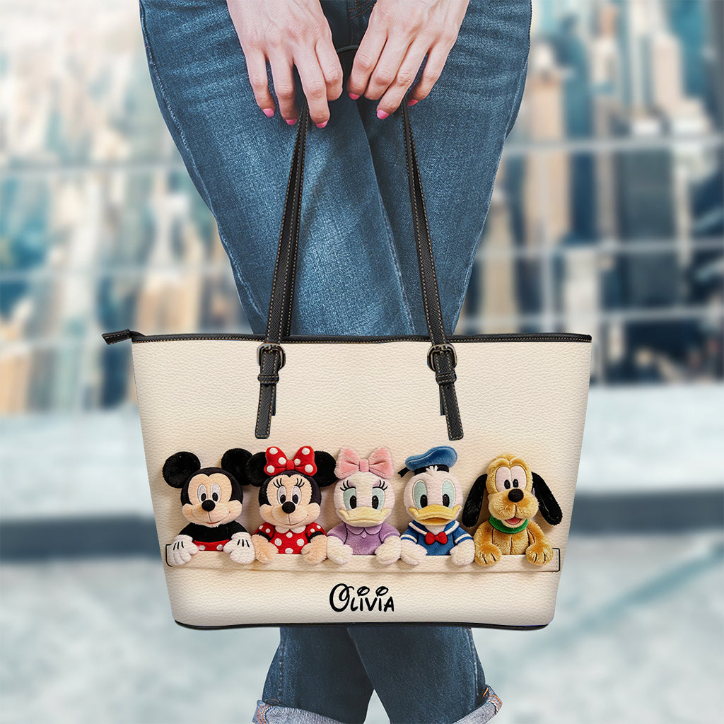 Friends - Personalized Mouse Leather Bag