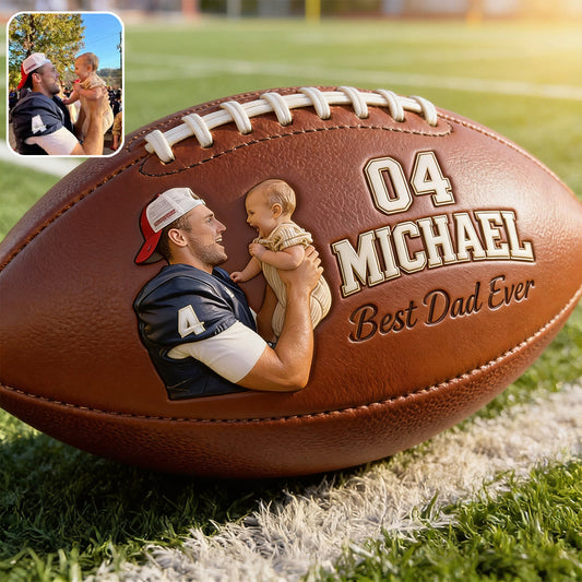 Football Dad - Personalized Father Multi-Sport Ball