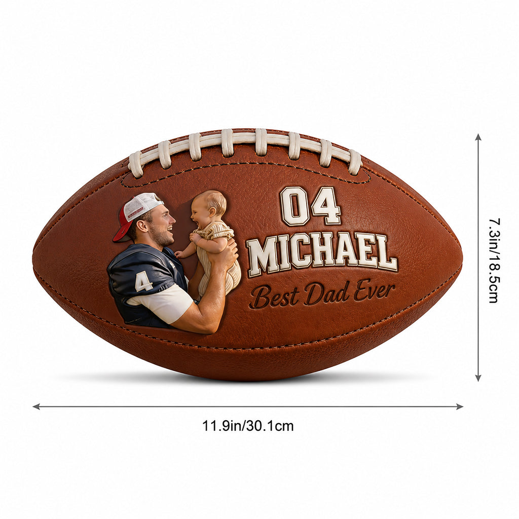 Football Dad - Personalized Father Multi-Sport Ball
