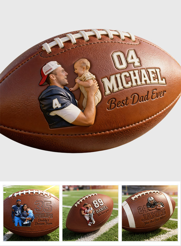 Football Dad - Personalized Father Multi-Sport Ball