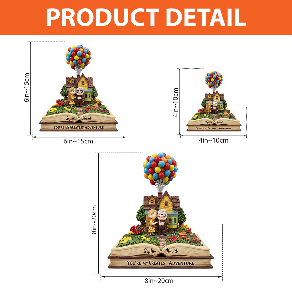 You're My Greatest Adventure - Personalized Mouse Custom Shaped Acrylic Plaque