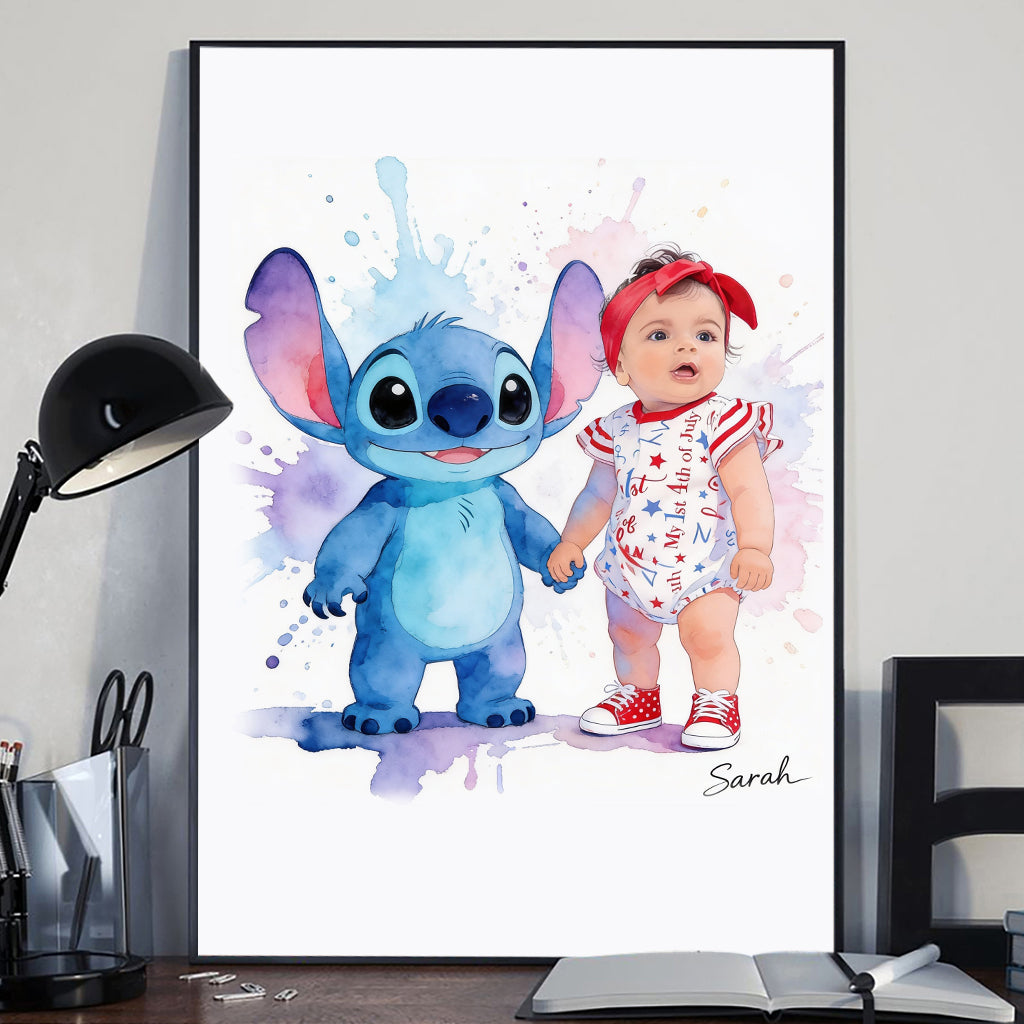 Custom Any Photo - Personalized Ohana Canvas And Poster