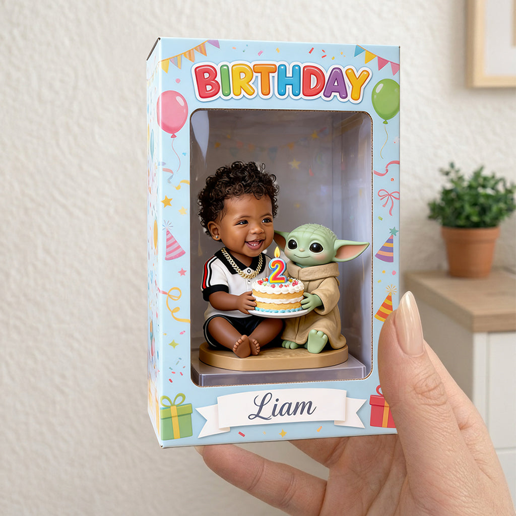 Happy Birthday - Personalized The Force Acrylic Display Box