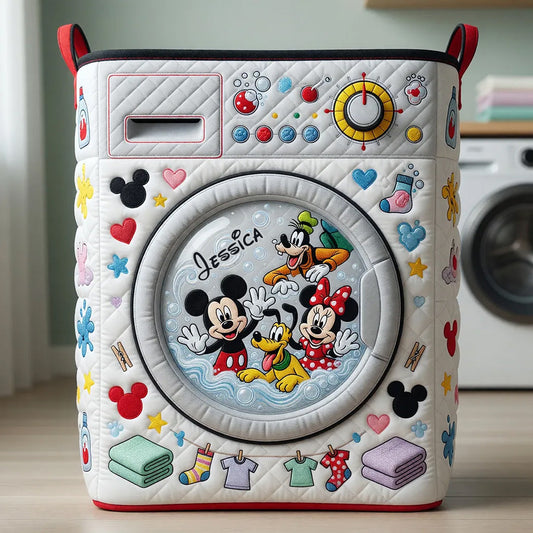 Funny Mouse Ears Washing Machine Basket - Personalized Mouse Storage Basket